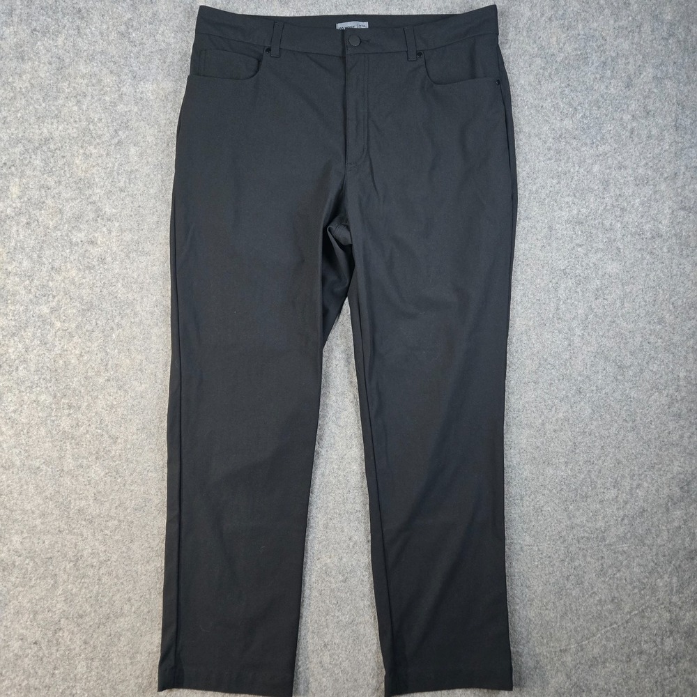 VRST Limitless Pants‎ Mens 36x30 (Fits 36x28) Black Stretch Leg Chino Golf Pants